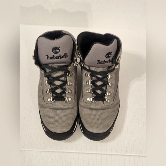 Timberland Euro Hiker Hiking Boots Mid Ankle Mens size 12 M grey 6139A - Picture 7 of 12